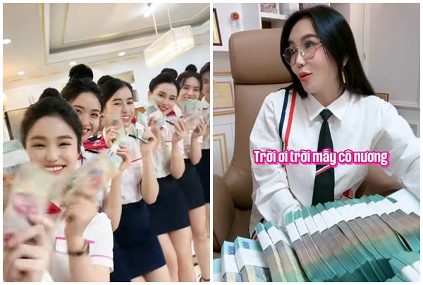 Bà trù:m thẩm mỹ viện Mailisa đối xử cực tốt với nhân viên và cấp dưới, đã vào làm là muốn cống hiến cả đời, mỗi năm chi cả 100 tỷ đồng thưởng Tết