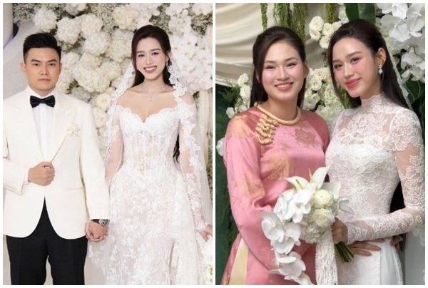 Chị gái Hoa hậu Đỗ Hà lại một lần nữa gây bão MXH trong tiệc cưới lần 3 của em gái: Lần này không ai khen, toàn cmt lắc đầu