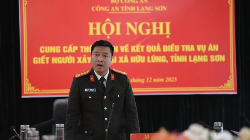 Công an Lạng Sơn cho biết vẫn đang tiếp tục đấu tranh, truy xét và mở rộng điều tra vụ án gi*t người liên quan đến Đoàn Văn Sáng