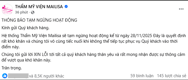 Tình hình hiện tại của thẩm mỹ viện Mailisa: Hàng trăm nhân viên xếp hàng làm thủ tục nghỉ việc, máy móc thì lấy khăn trắng trùm