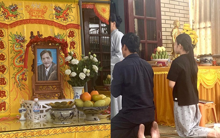 Vợ trẻ Thương Tín đưa con gái 12 tuổi về chịu t:ang, khán giả d:ậy sóng tr:ách m:óc: ‘Lúc chồng b:ệnh chẳng đưa con về thăm, giờ m:ất rồi mới xuất hiện để làm gì?’