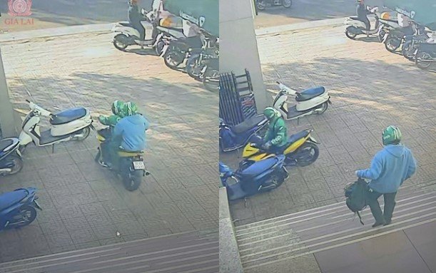 Xác định được đặc điểm nhận dạng 2 kẻ cư:ớ:p 1,8 tỷ đồng tại ngân hàng: Đội mũ Grab, chạy Exciter, một giọng Bắc – một giọng Nam. Thế này thoát đằng trời